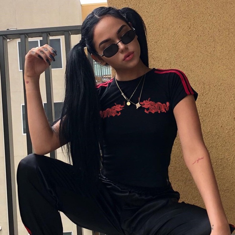Omighty dragon crop top
